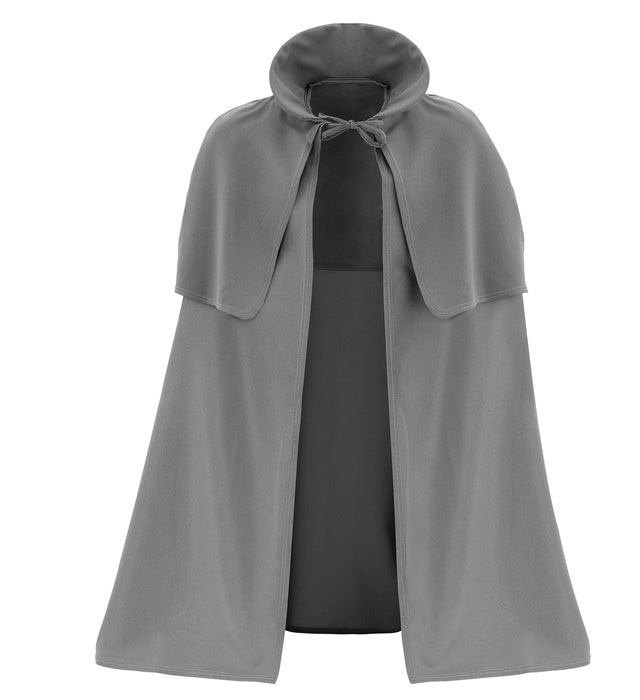 Detektiv-Umhang mit Pelerine in Schwarz, 100 cm lang