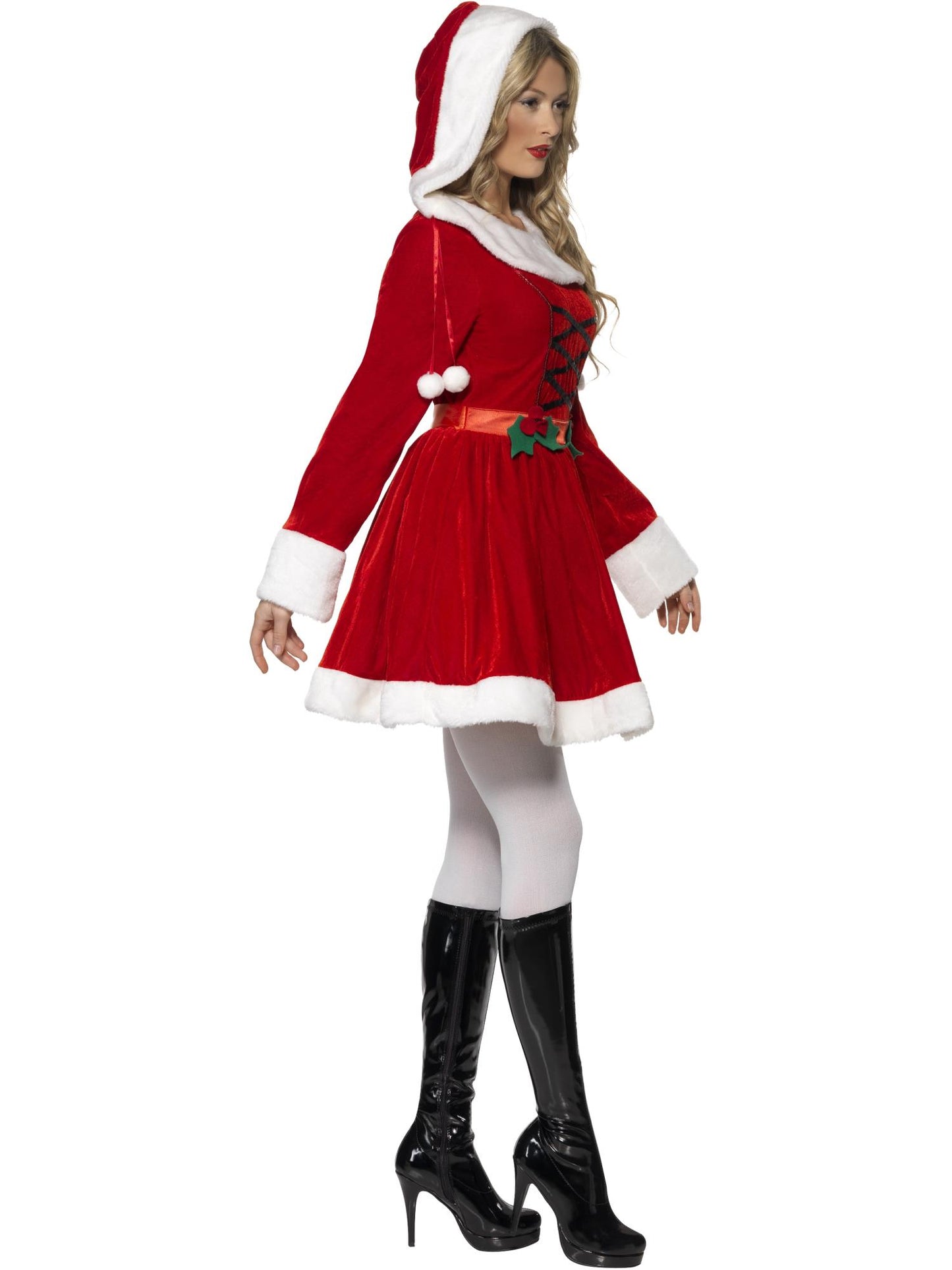 Smiffys Miss Santa Costume, Red CS für Damen