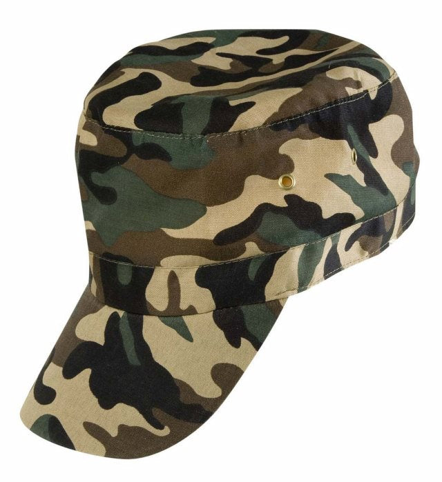 Verstellbare Camouflage Kappe mit klassischem Tarnmuster