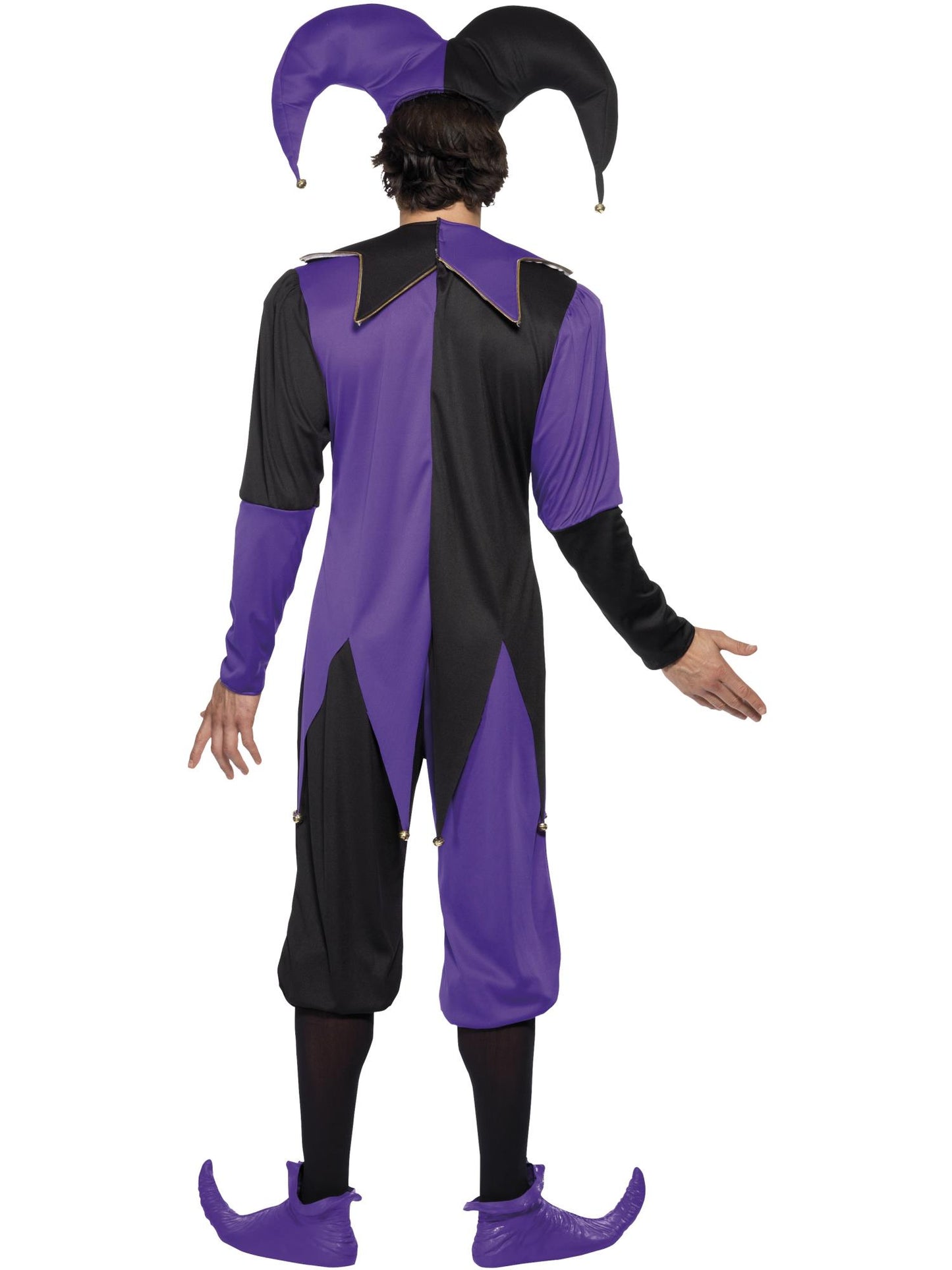 Smiffys CLOWNJEST Medieval Jester Costume, Purple CS für Herren