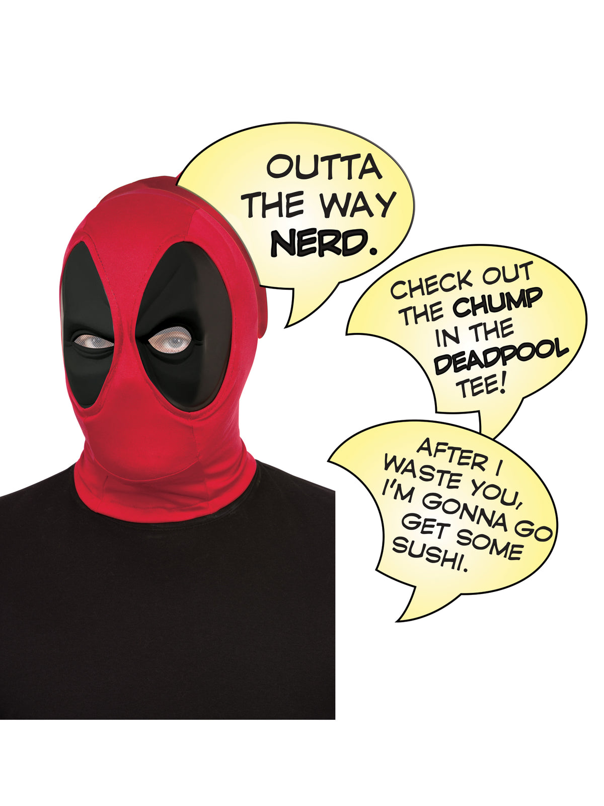 Rubies Deadpool Dlx. Mask & Speech B Kostümzubehör