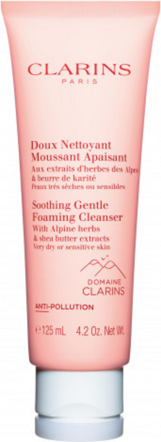 Clarins Clarins, Gentle Soothing, Antiverschmutzung, Reinigende Schaumcreme, 125 ml Regular
