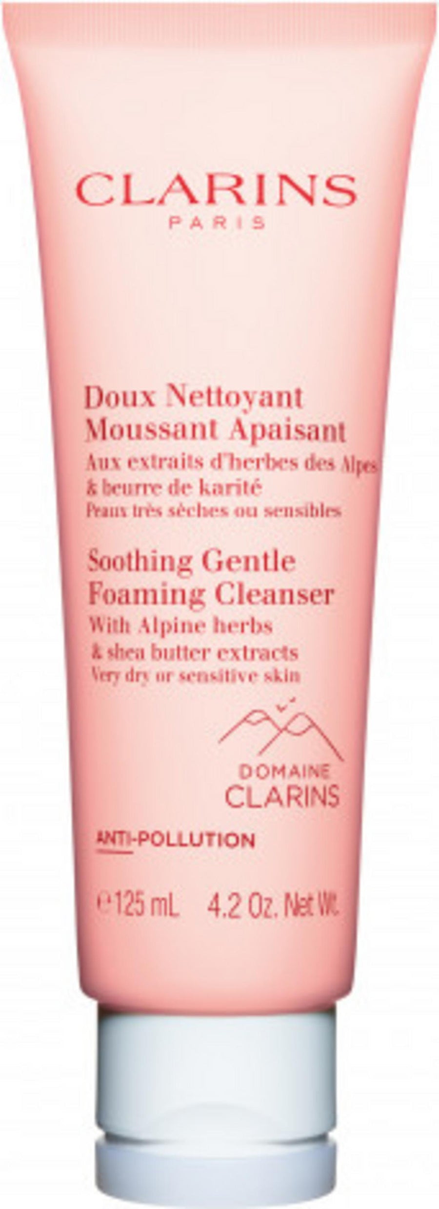 Clarins Clarins, Gentle Soothing, Antiverschmutzung, Reinigende Schaumcreme, 125 ml Regular