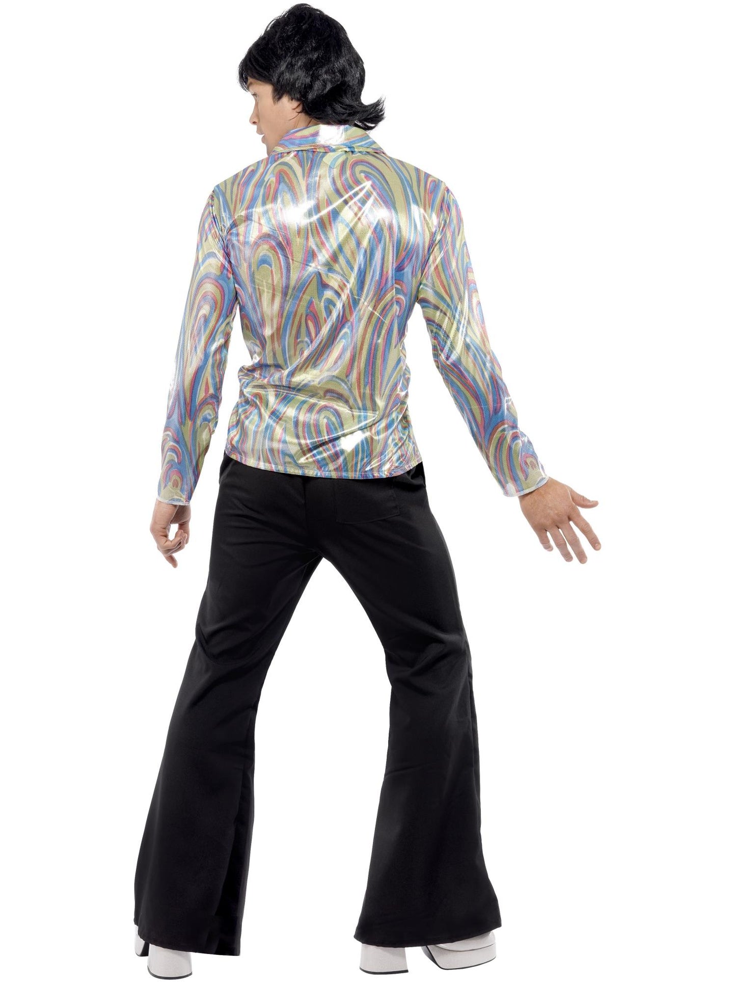 Smiffys 1970S 70s Retro Costume, Black CS für Herren