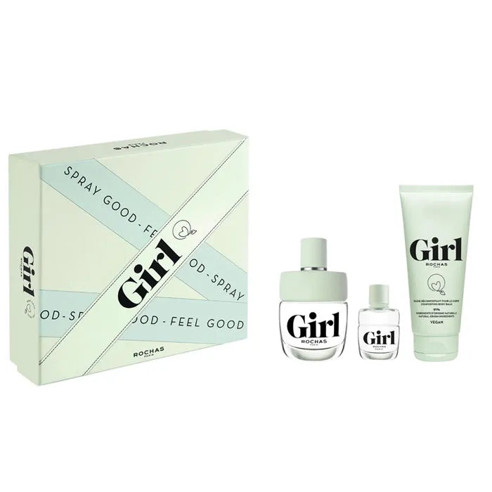 ROCHAS ROCHAS Girl Eau de Toilette Spray 100 ml Set 3-teilig Parfüm