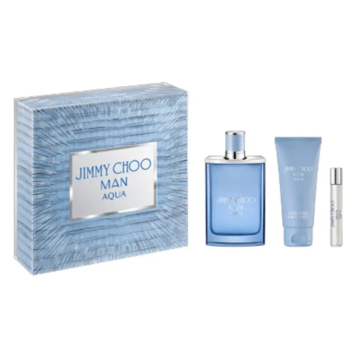 JIMMY CHOO Man Aqua Eau de Toilette Spray 100 ml Set 3 Artikel Parfüm