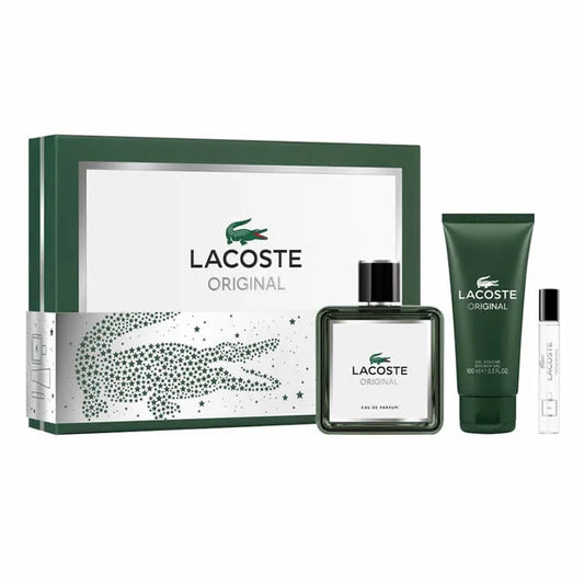 LACOSTE LACOSTE Original Eau de Parfum Spray 100 ml Set 3 Artikel Parfüm