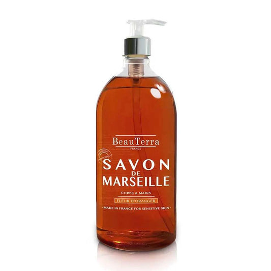 BEAUTERRA BEAUTERRA Marseille Flüssigseife Flor de Naranjo 1000 ml Kosmetik