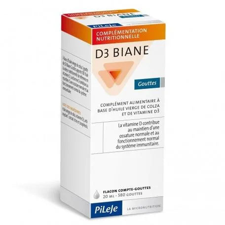 PILEJE PILEJE D3 Biane Gotas 15 ml Flüssigkeit zur Anwendung Kosmetik