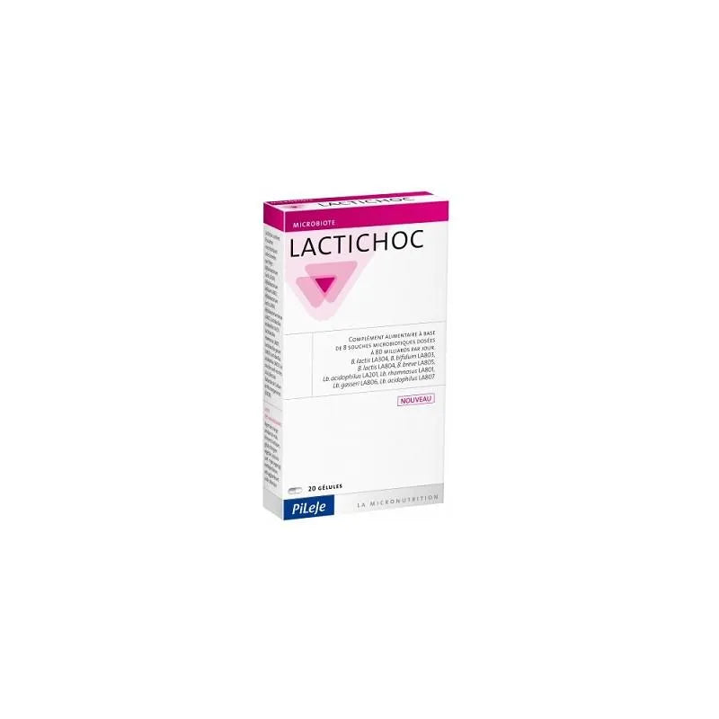 PILEJE PILEJE Lactichoc 20 Kapseln Nahrungsergänzungsmittel Kosmetik
