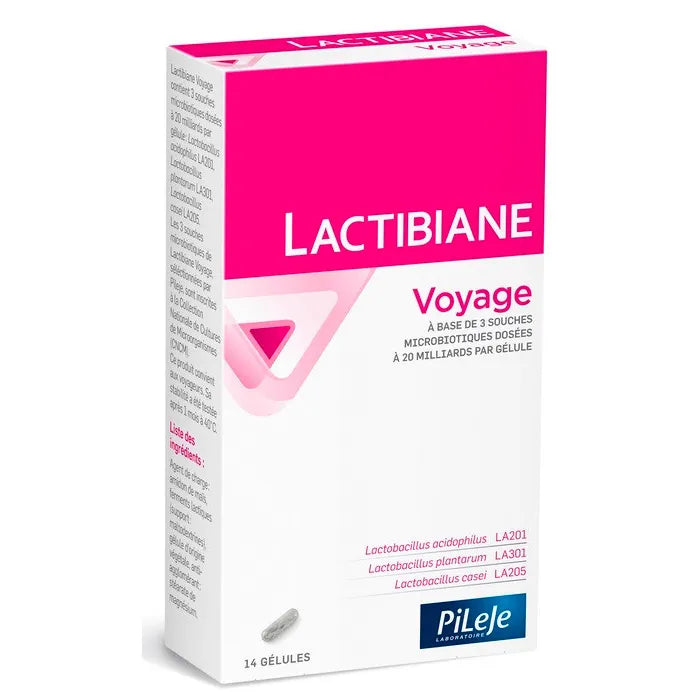 PILEJE PILEJE Lactibiane Voyage 14 Kapseln Nahrungsergänzung Kosmetik