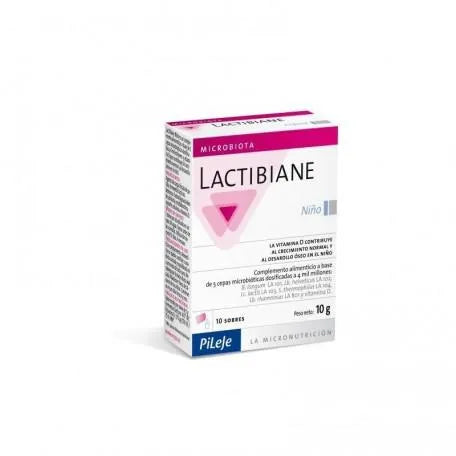 PILEJE PILEJE Lactibiane Enfant 10 Sachets probiotisches Nahrungsergänzungsmittel Kosmetik