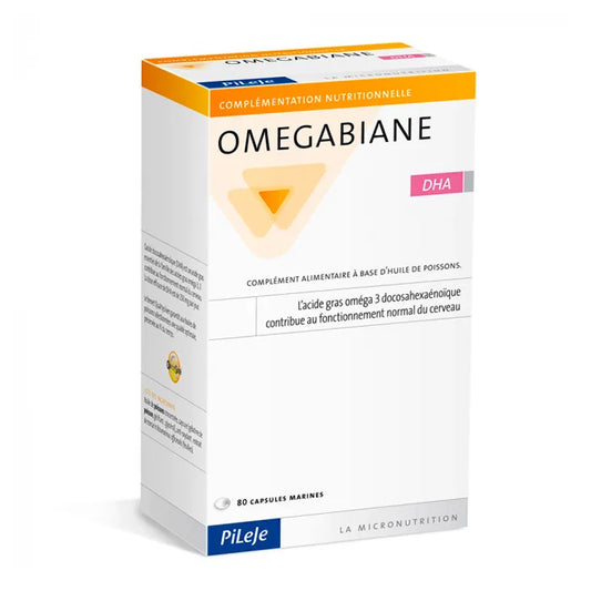 PILEJE PILEJE Omegabiane DHA 80 Kapseln Nahrungsergänzungsmittel Kosmetik