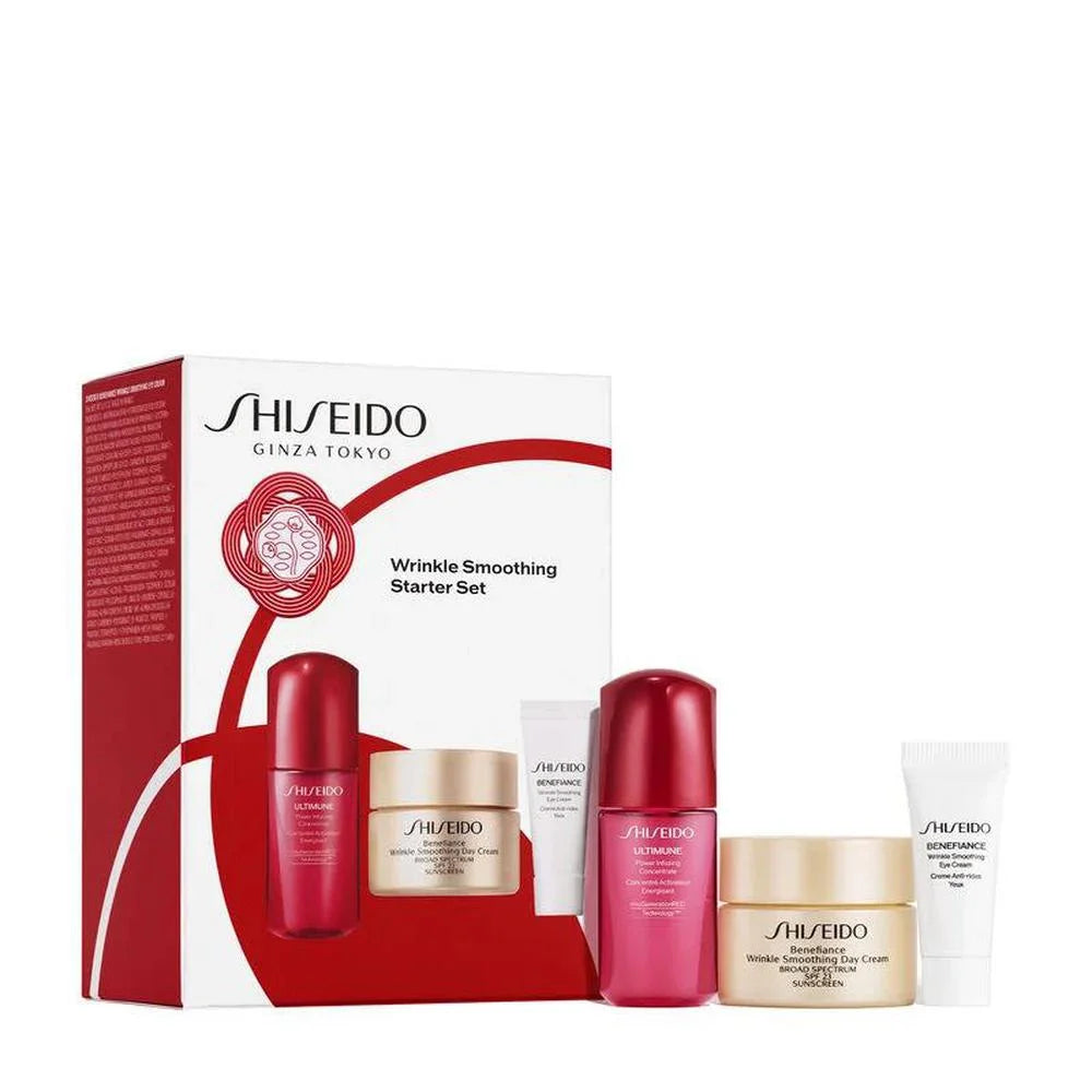 SHISEIDO SHISEIDO Benefiance Wrinkle Smoothing Augencreme 15 ml und Ultimune Infusion 5 ml Set Kosmetik