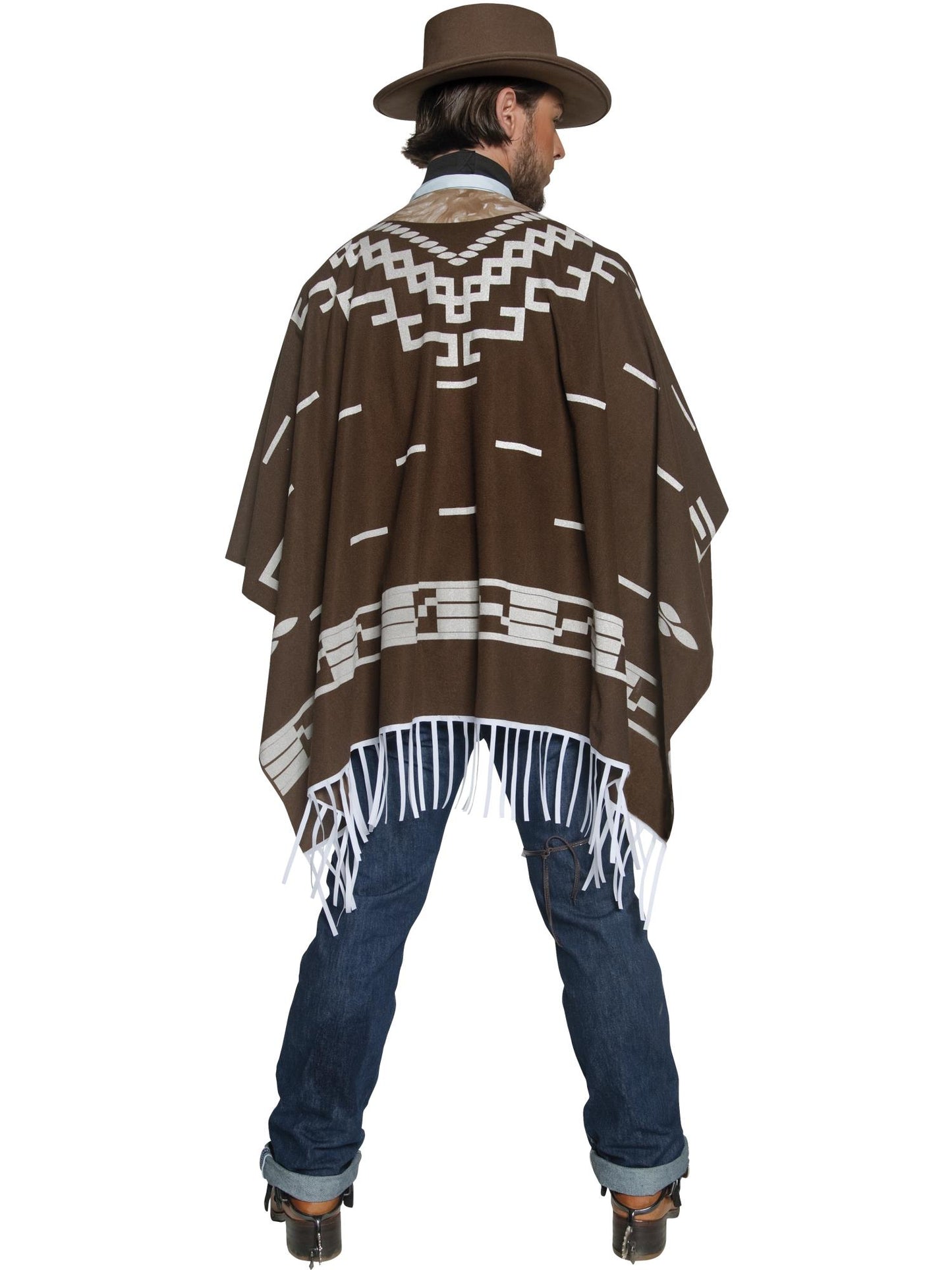 Smiffys Authentic Western Wandering Gunman Costume, Brown CS für Unisex