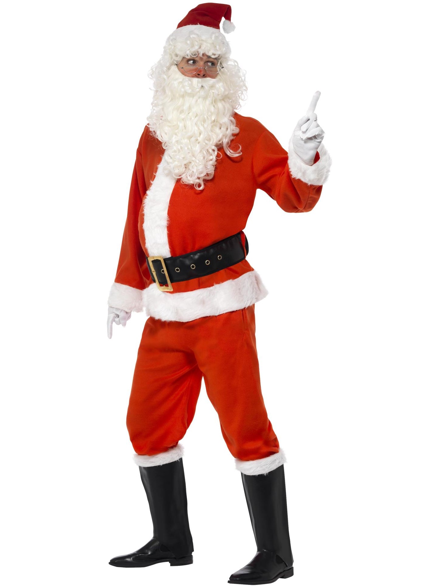 Smiffys Deluxe Santa Costume, Red CS für Herren