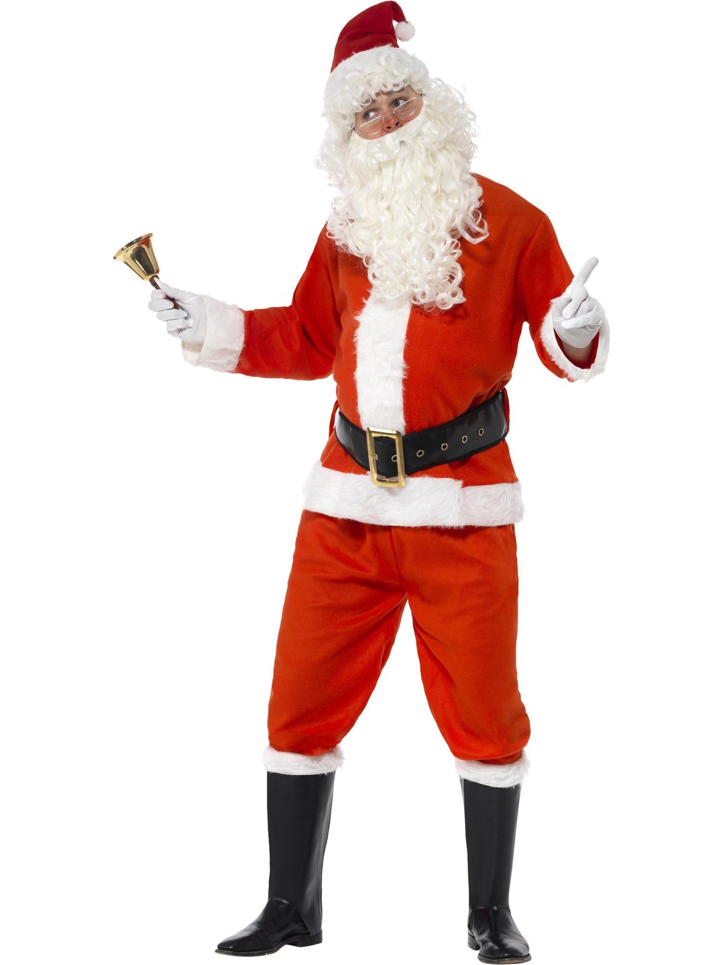 Smiffys Deluxe Santa Costume, Red CS für Herren