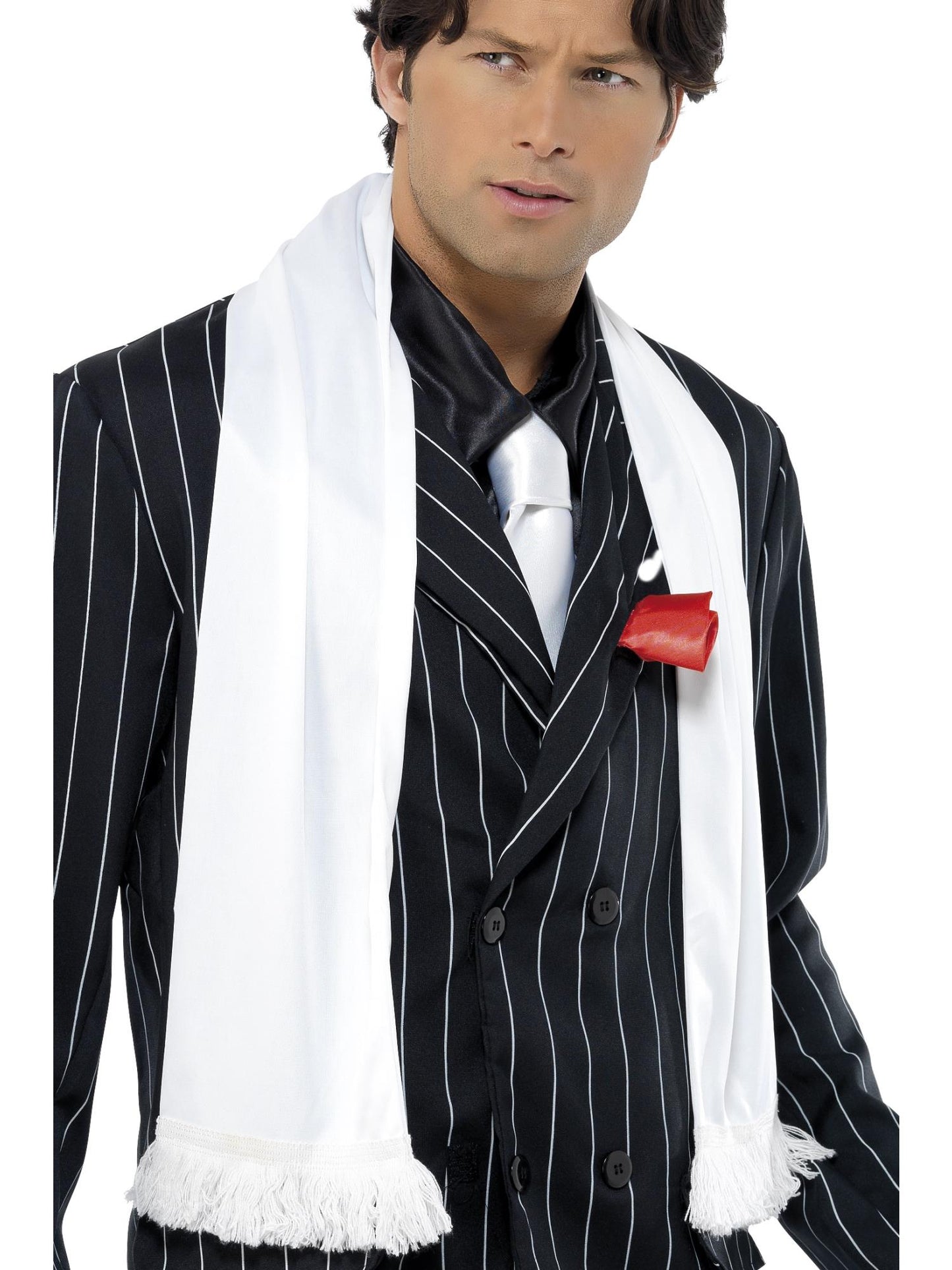 Smiffys 1920S 20s Scarf with Tassels, White AC für Damen