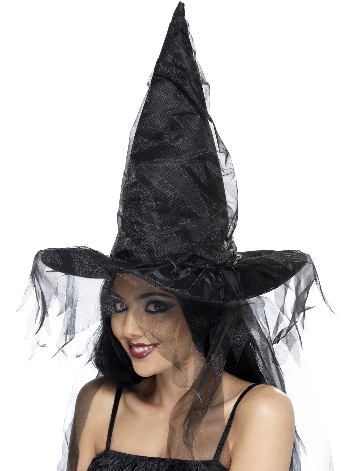 Smiffys Witch's Hat, Black für Damen