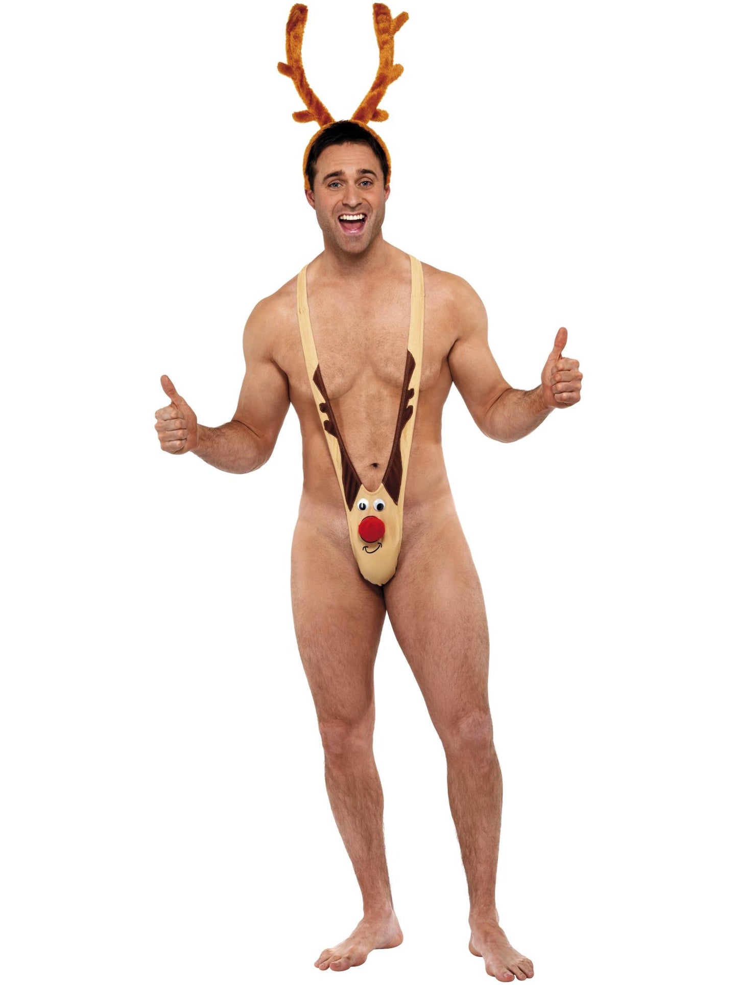 Smiffys XMASCHAR Rudolf Kini, Nude CS für Herren