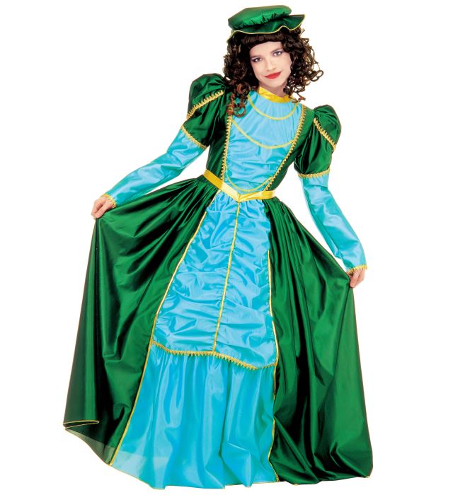 Stephanie Kostüm mit voluminösem Petticoat und Hut in klassischem Design