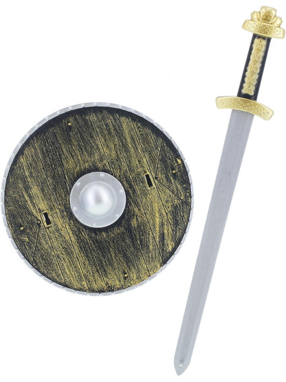 Smiffys KNIGHT Medieval Battle Set, Brown AC für Jungen – Detailansicht