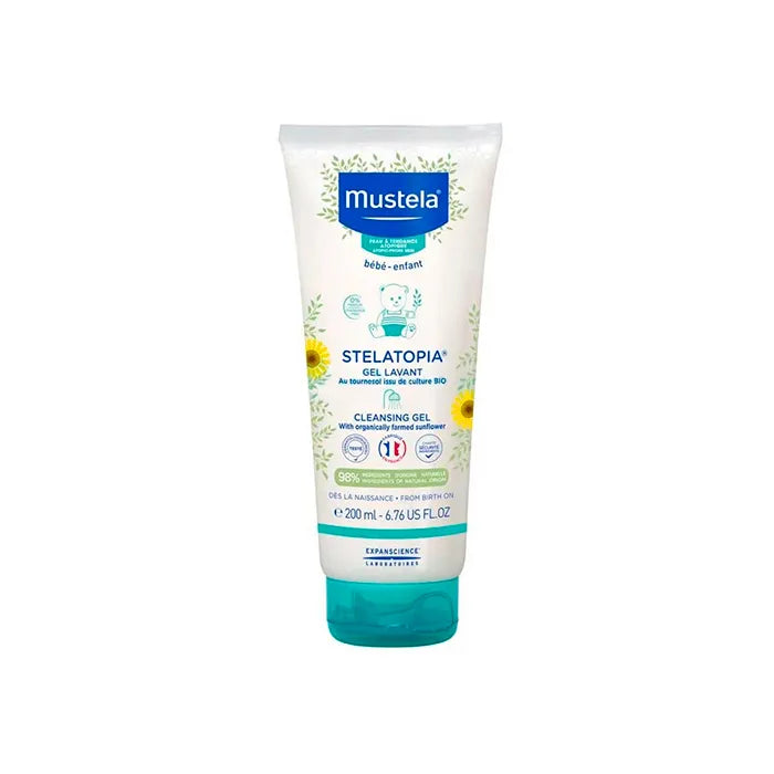 MUSTELA MUSTELA Stelatopia Waschcreme 200 ml Hautreinigung für empfindliche Haut