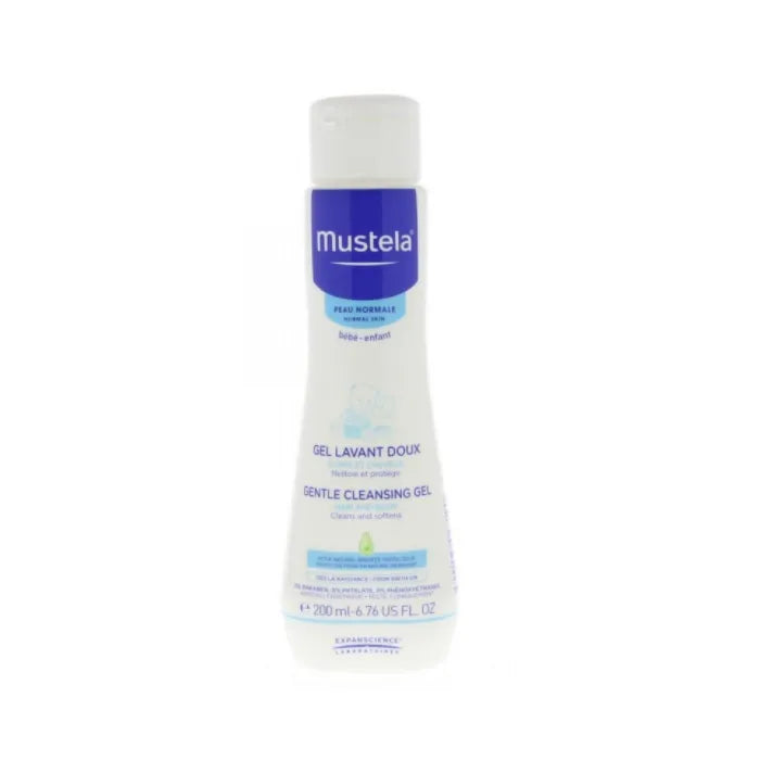 Mustela Gentle Cleansing Gel Reinigungsgel für Gesicht und Körper 200 ml