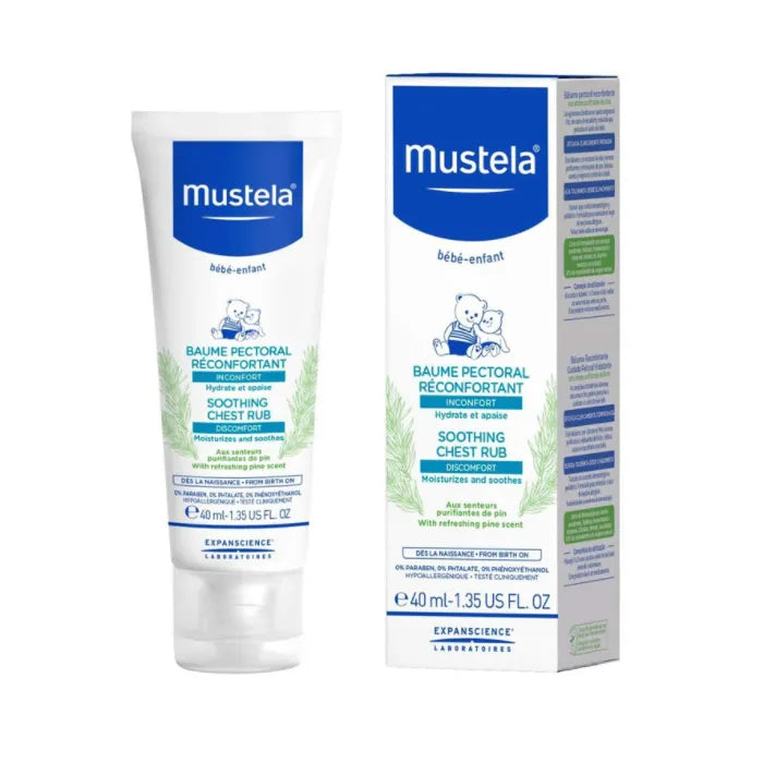MUSTELA MUSTELA Soothing Chest Rub 40 ml Brustbalsam zur Hautpflege Kosmetik