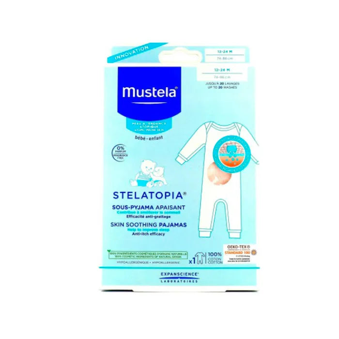 MUSTELA MUSTELA Stelatopia Hautberuhigender Schlafanzug für Babys 12-24 Monate Kosmetik