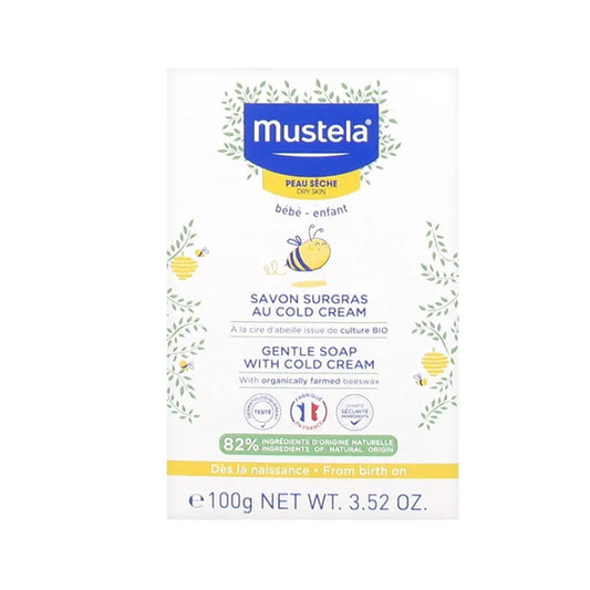 MUSTELA MUSTELA Gentle Bath Soap mit Cold Cream 100 g sanfte Bade-Seife
