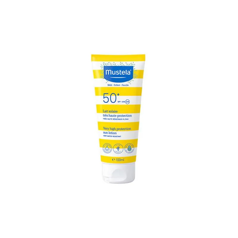 MUSTELA MUSTELA Baby Sonnenmilch LSF 50+ 100 ml Sonnenschutz für empfindliche Babyhaut Sonnenpflege