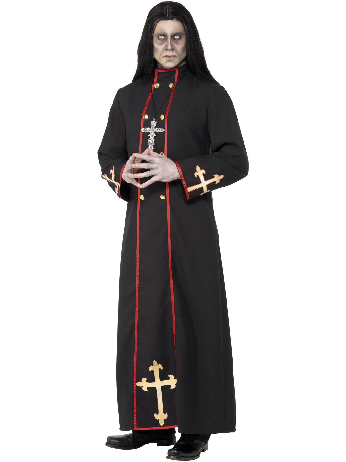 Smiffys GREAPGDIG Minister of Death Costume, Black CS für Unisex