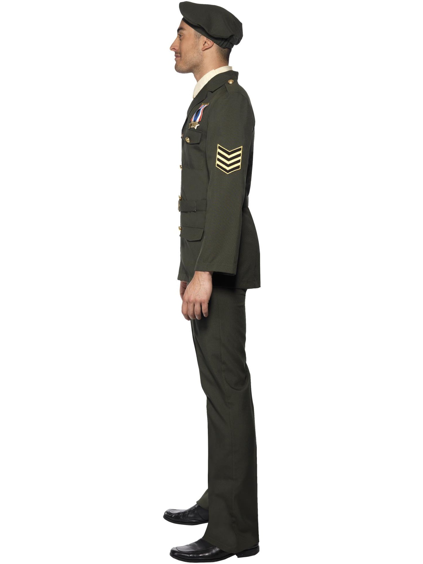 Smiffys ARMY Wartime Officer, Green CS für Herren