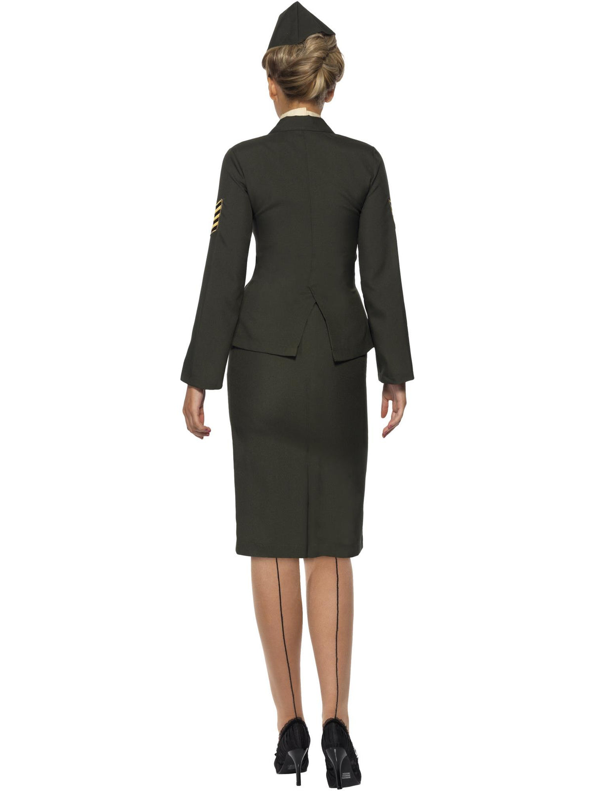 Smiffys ARMY Wartime Officer Costume, Green CS für Damen