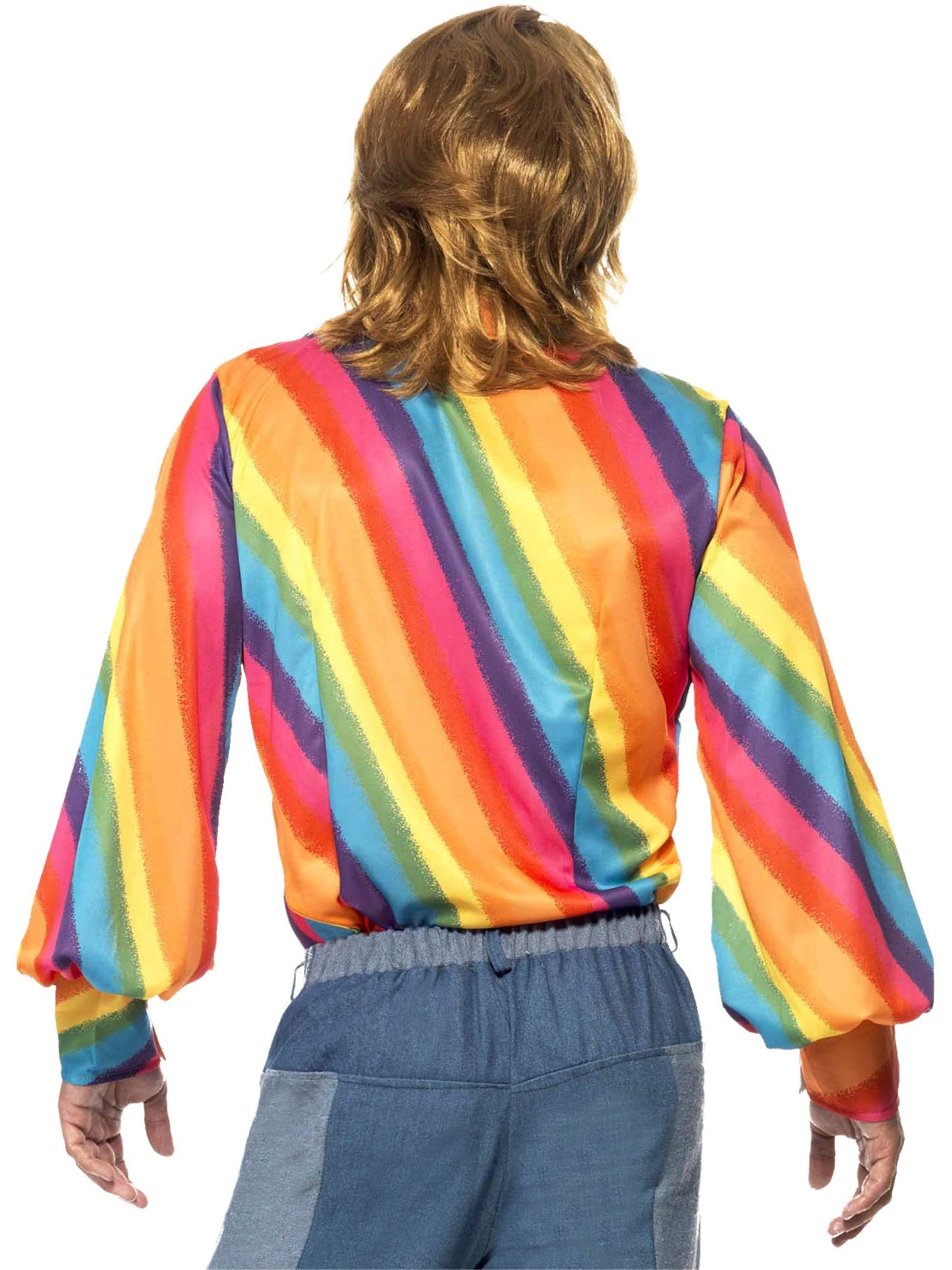 Smiffys 1970S 70s Colour Shirt, Rainbow CS für Unisex