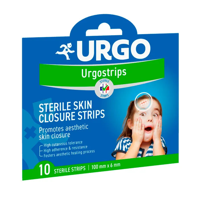 URGO URGO Strips Nahtstreifen 10 Stück zur Wundversorgung Kosmetik