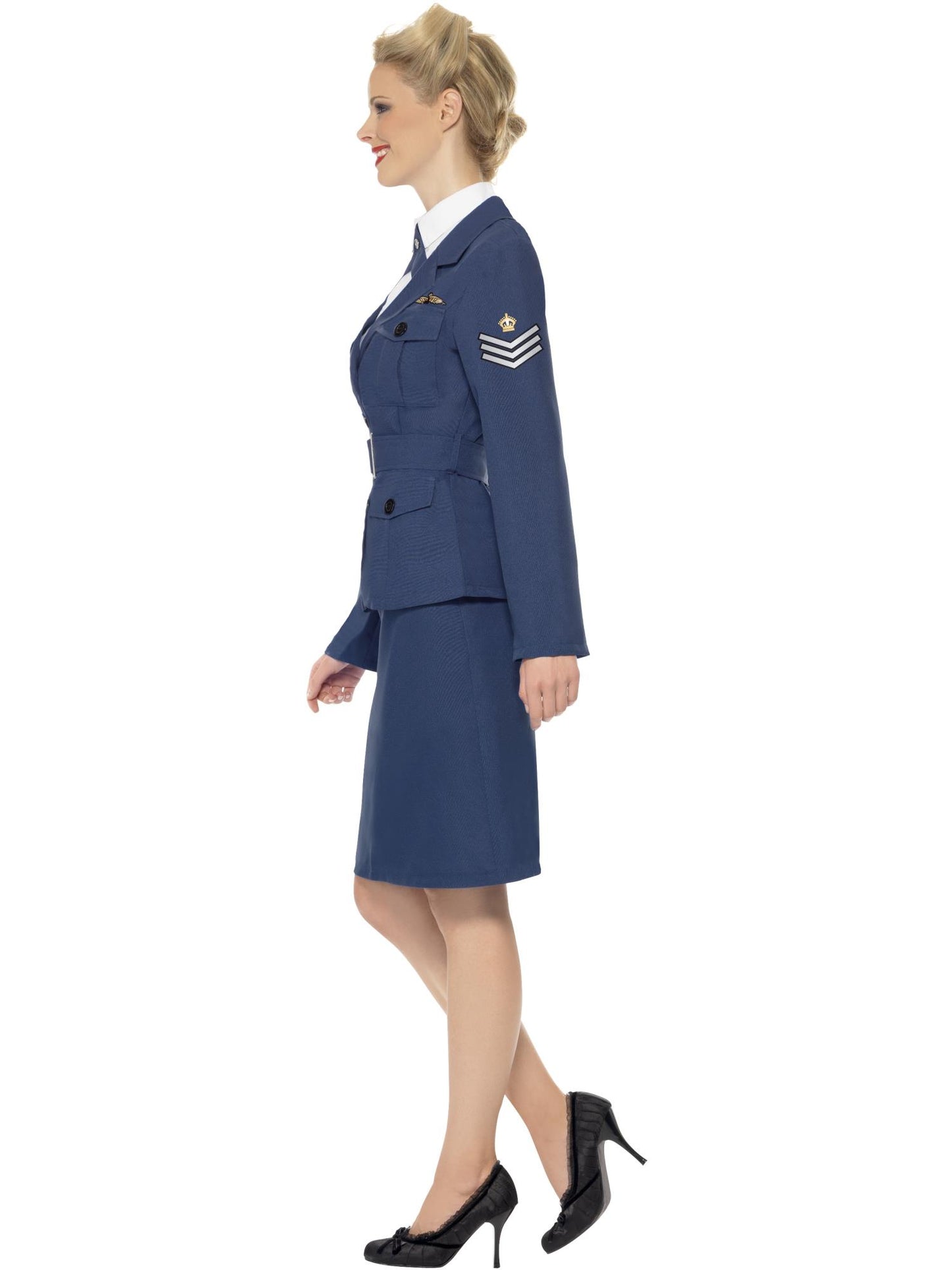 Smiffys 1940S WW2 Air Force Female Captain, Blue CS für Damen