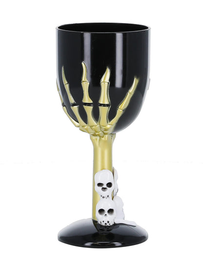 Smiffys Gothic Wine Glass, Black PG für Unisex