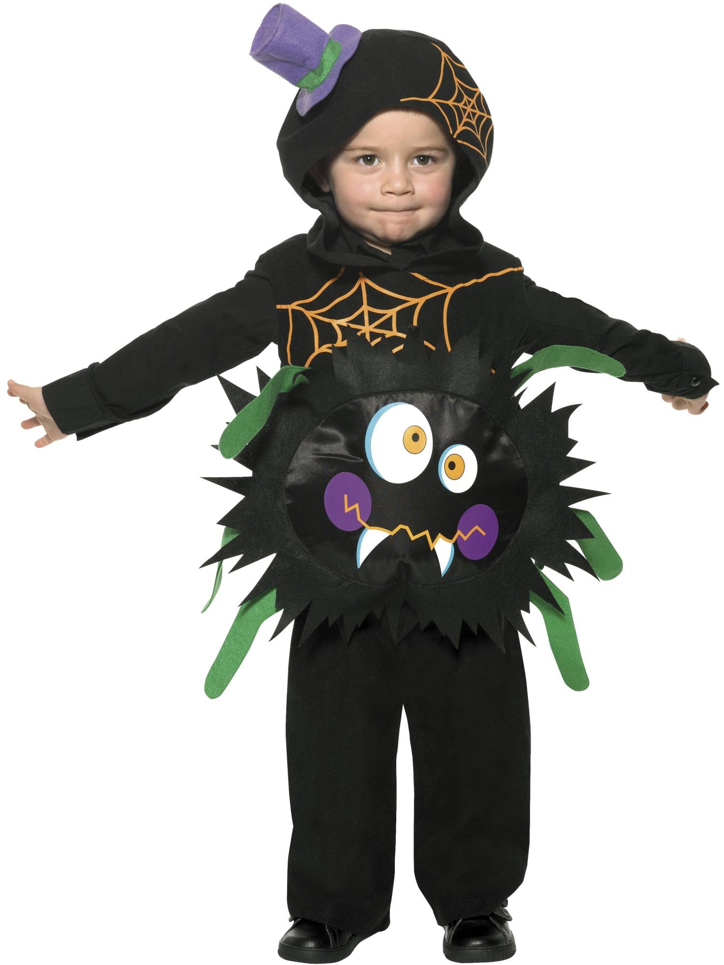 Smiffys Crazy Spider Costume, Black CS für Unisex