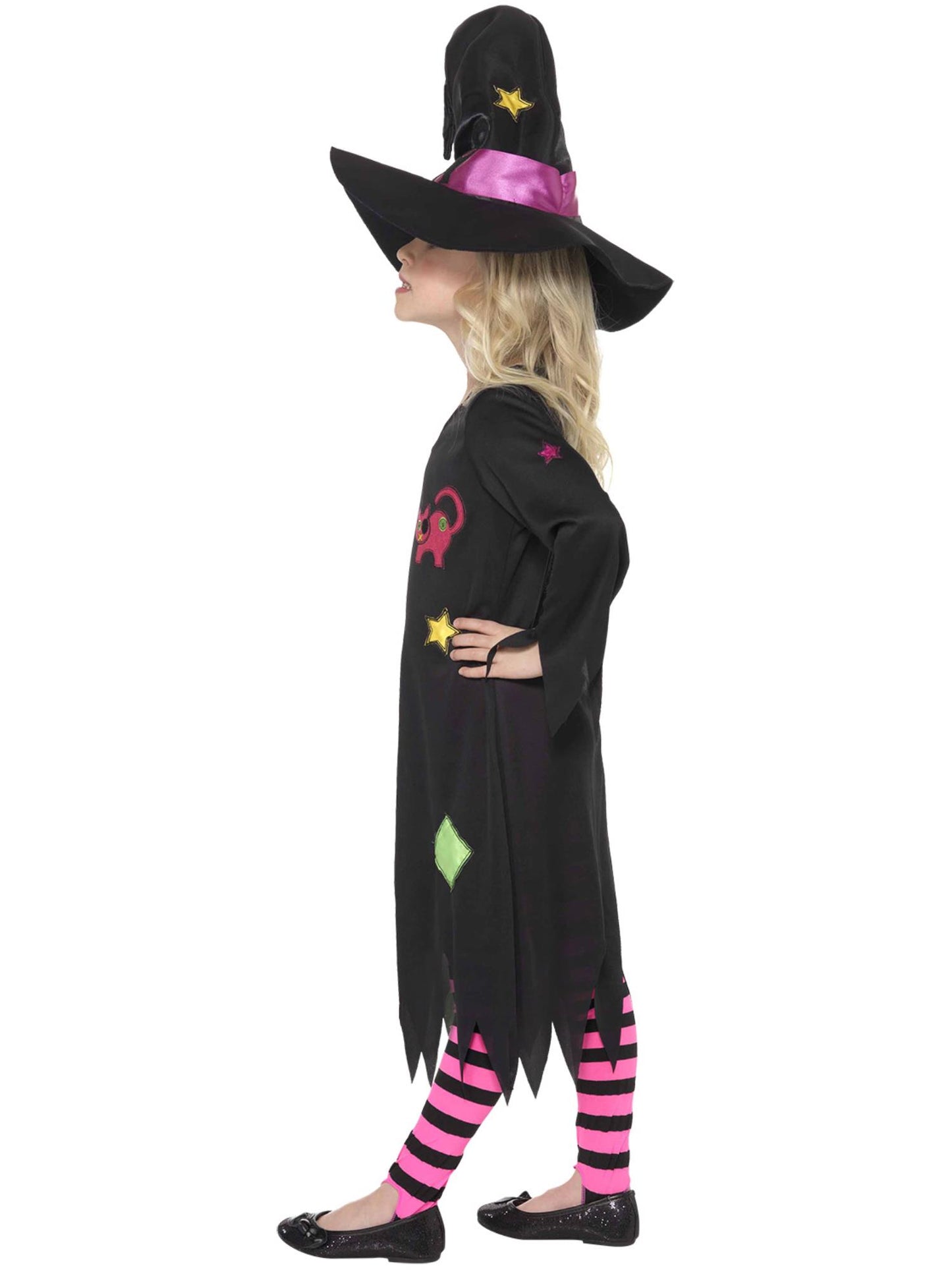 Smiffys Cinder Witch Costume, Black CS für Mädchen