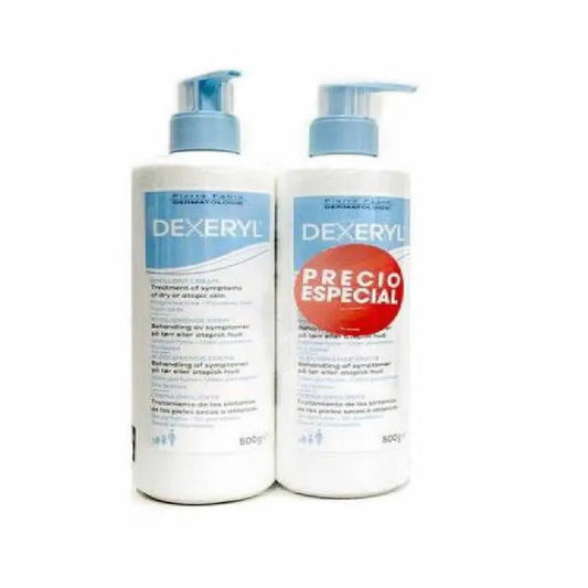DUCRAY DUCRAY Dexeryl Emollient Creme für trockene Haut 2 x 500 g Packung