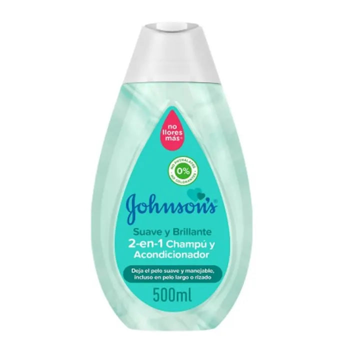 Johnson's Weiches und Brillantes 2-in-1 Shampoo und Spülung 500 ml
