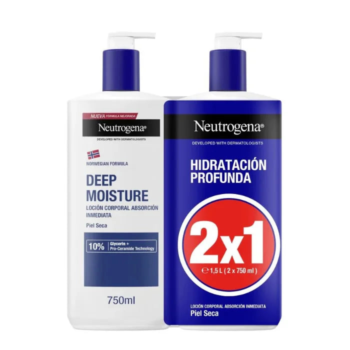 NEUTROGENA Feuchtigkeitslotion 2 x 750 ml Hautpflege Lotion Bodylotion