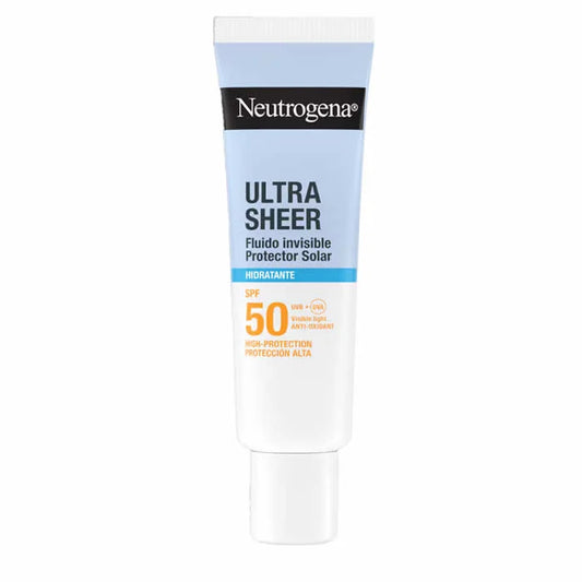 NEUTROGENA NEUTROGENA Ultra Sheer Invisible Fluid Sonnenschutz SPF 50 50 ml Feuchtigkeitsspender Sonnencreme