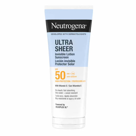 NEUTROGENA NEUTROGENA Ultra Sheer Invisible Lotion Sonnenschutz SPF 50 200 ml Bodylotion