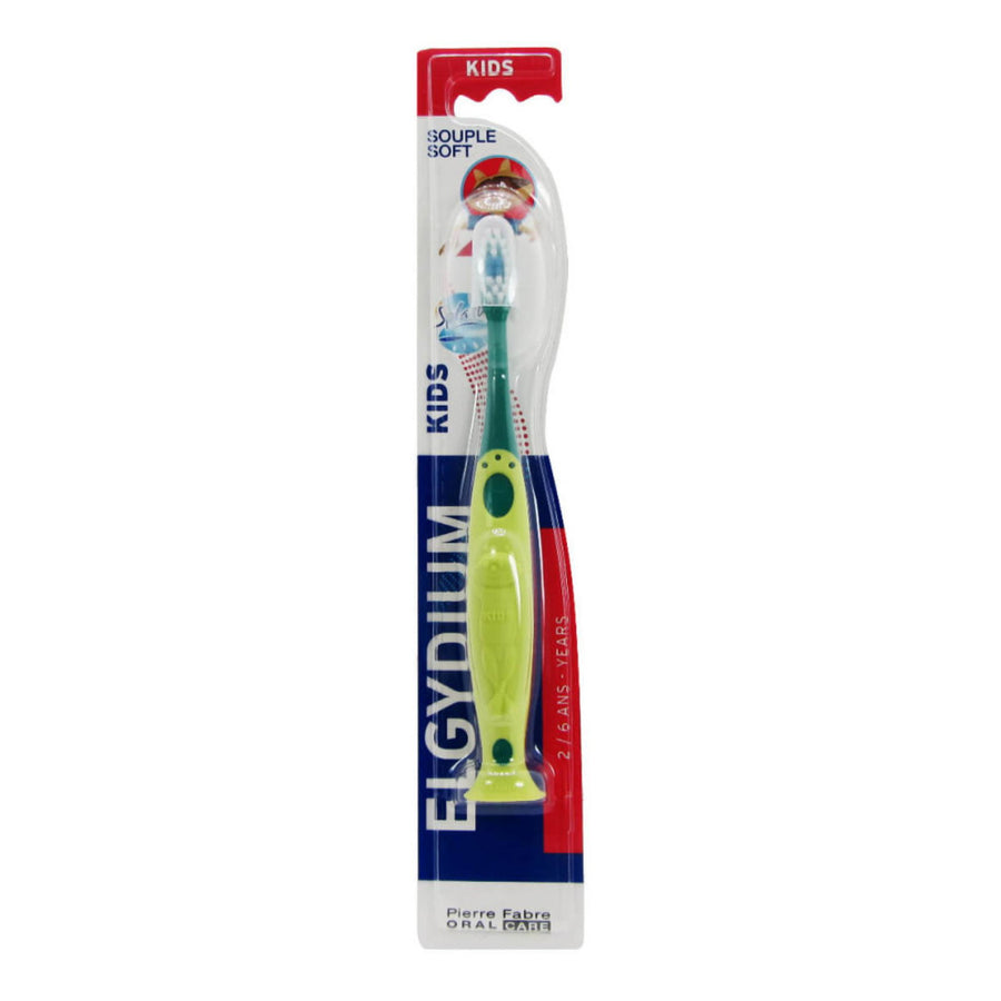 Elgydium Elgydium, Kids Shark, Zahnbürste, Grün Regular