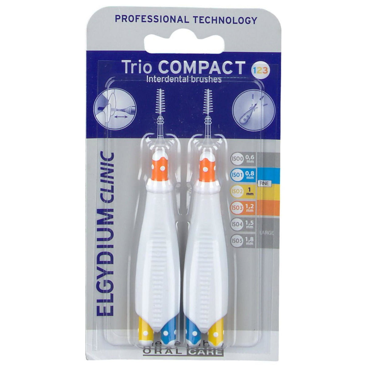 Elgydium Interdentalbürsten Duo-Set mit 2 Stück in Multi-Color