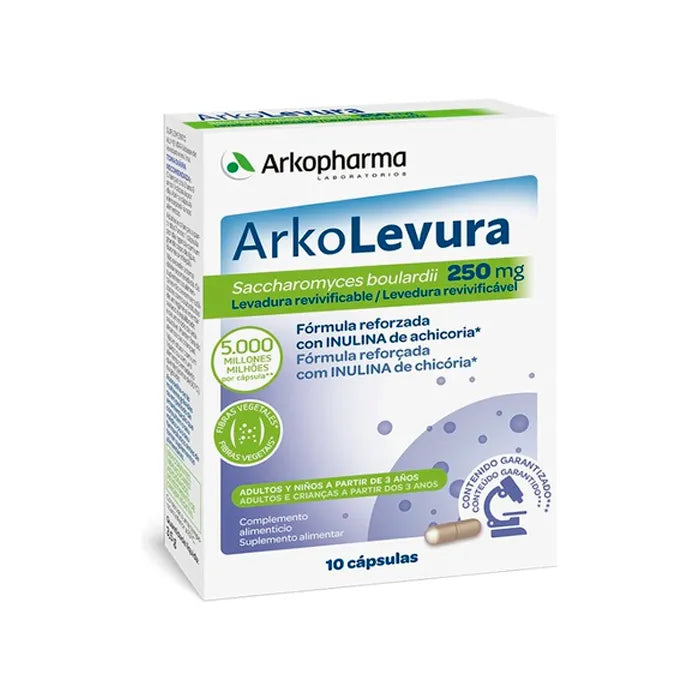 ARKOPHARMA ARKOPHARMA Arko-Levura Saccharomyces Boulardii 10 Kapseln Nahrungsergänzung Kosmetik