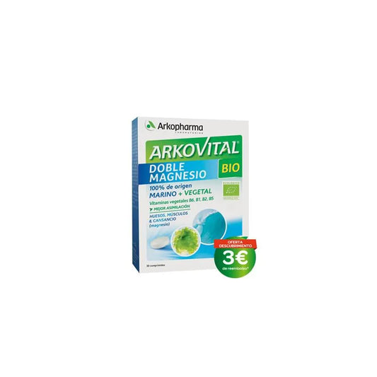 ARKOPHARMA ARKOPHARMA Arkovital Double Magnesium Bio 30 Tabletten Nahrungsergänzung Kosmetik